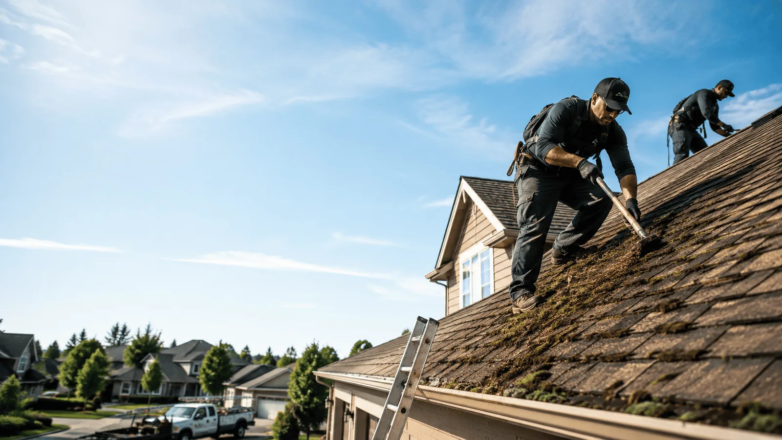 Roof Moss Removal in Pittsburgh, PA near me